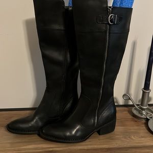 BORN North leather zip riding boots sz 9